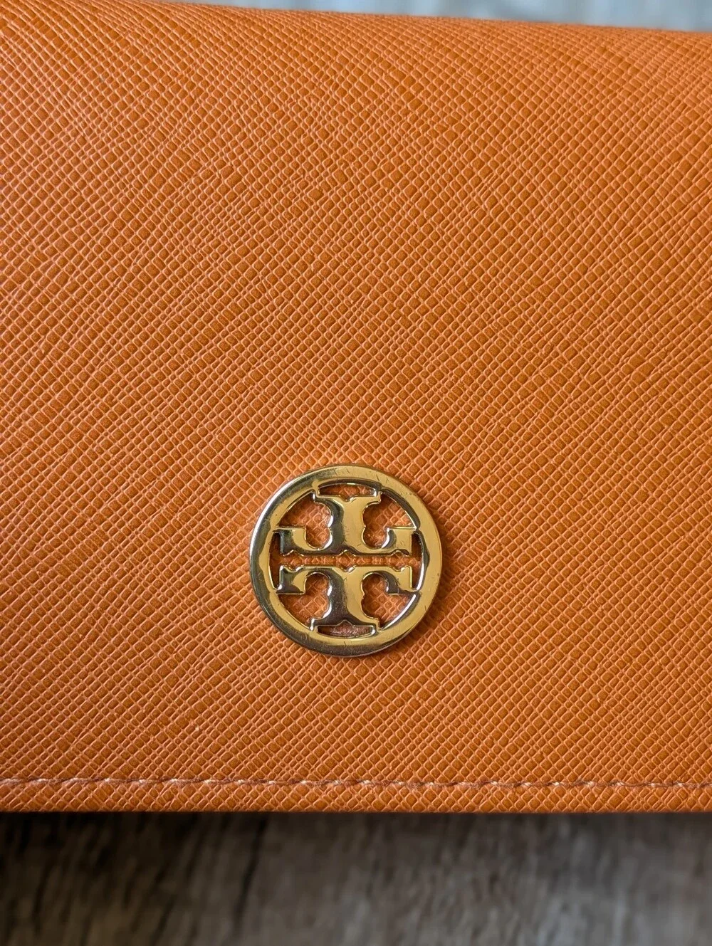 Tory Burch Saffiano Leather Camel Tan Sunglasses Case